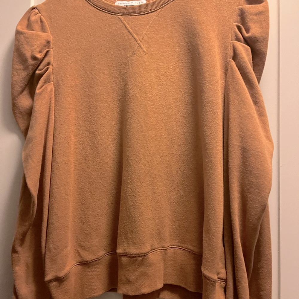 Puff Sleeve Sweatshirt by Rebecca Minkoft